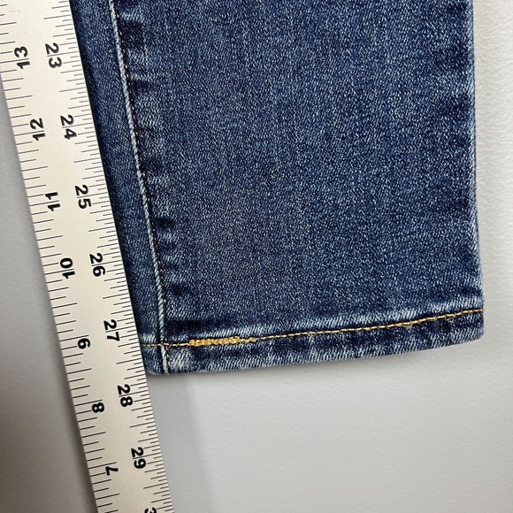 Levi's Jeans 711 Skinny Women's Size 27 Blue Low Rise Distressed 28 in Inseam - Picture 7 of 14